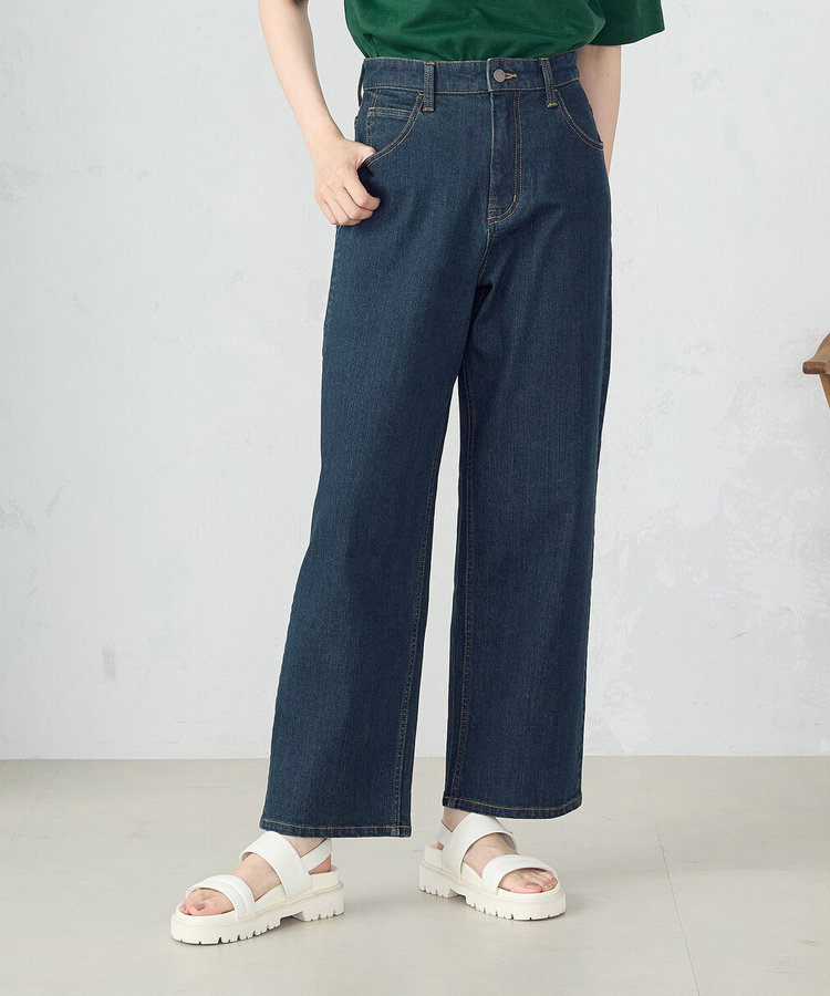 デニム ベーシックストレートパンツ（38-52PI53-204）｜コムサモデルズ