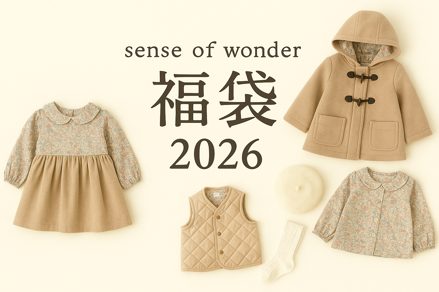 sense of wonder（センスオブワンダー）福袋2026｜GIRLS・BOYS全6点