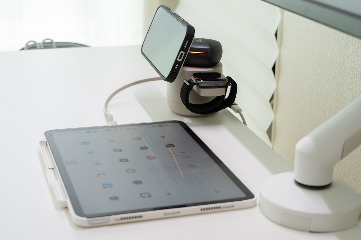 THREEKEY 4in1 マグネット無線充電ステーションをレビュー｜Apple