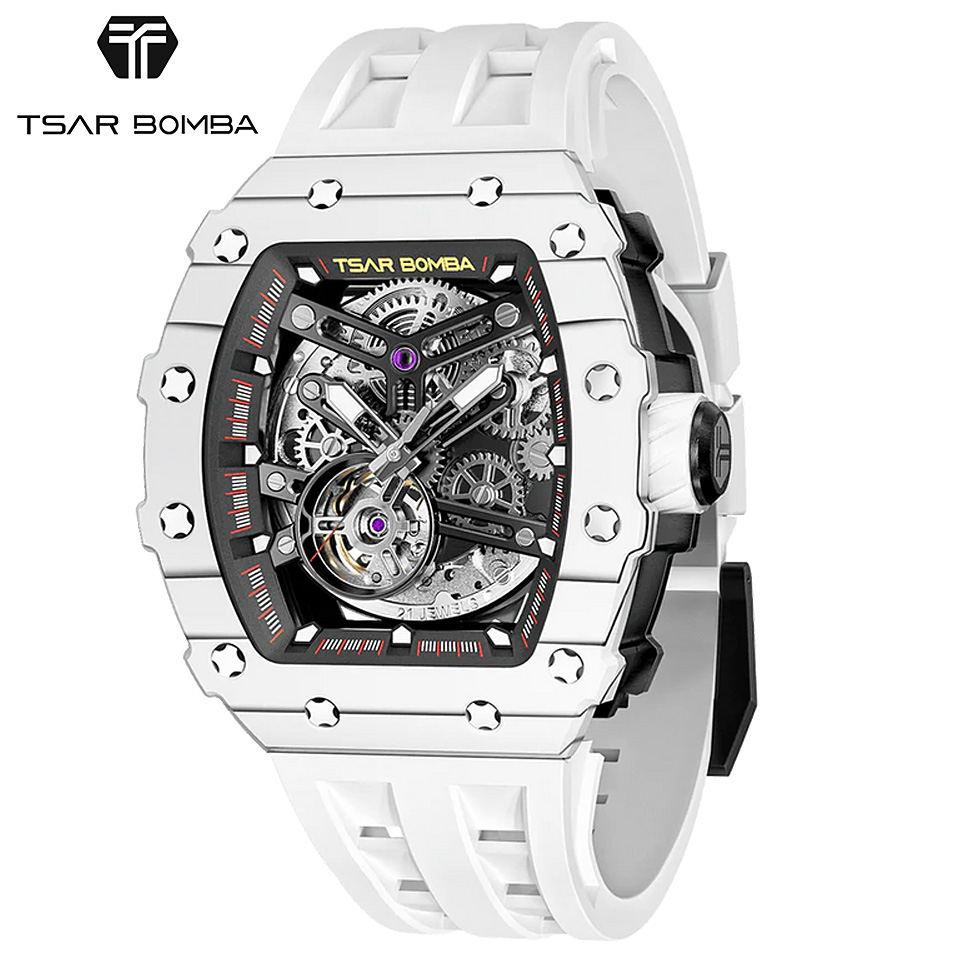 TSAR BOMBA ELEMENTAL SERIES Automatic Watch TB8208CF-35 Carbon