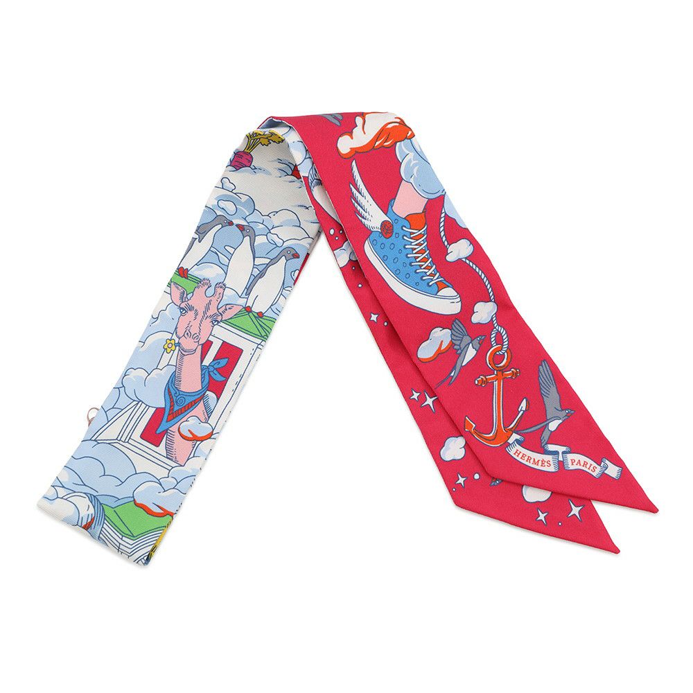 エルメス スカーフ ツイリー ポニー・ピット・ストップ Pony Pit Stop