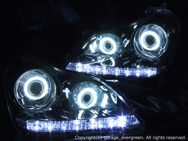 18マジェスタ クラウン プロジェクターイカリングヘッドライトEG