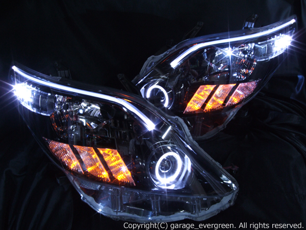 美品□20系アルファード前期/後期□イカリングHIDヘッドライトEG