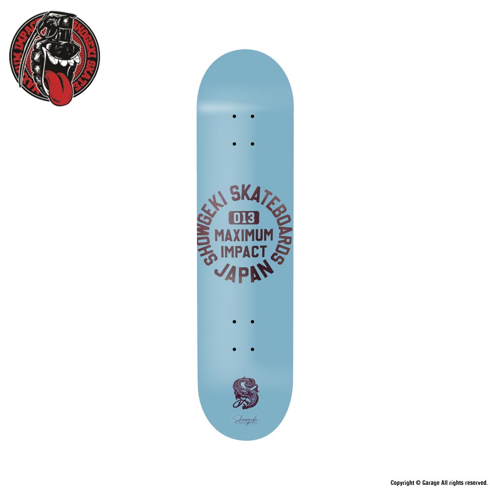 SHOWGEKI（ショウゲキ）SKATEBOARDS 新デザインデッキ入荷 秋のアツい1
