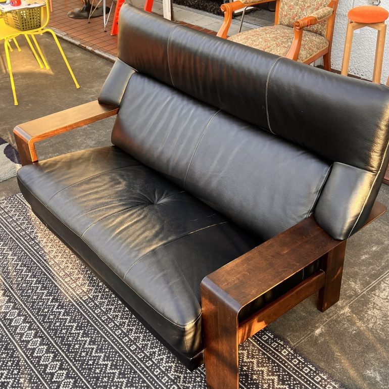 karimoku/カリモク チターノ ダンテ W15012 ソファ ブラック W155 2人