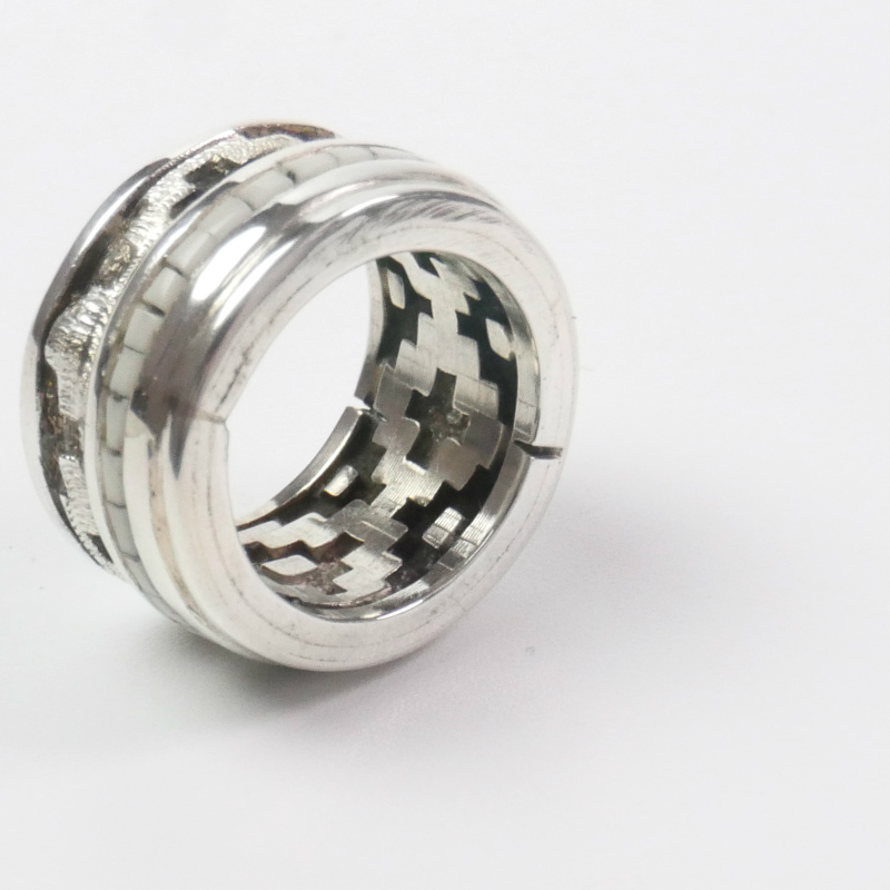 7号 ダンジャクソン ヒシ×ダブルラグ リング｜マライカ公式通販