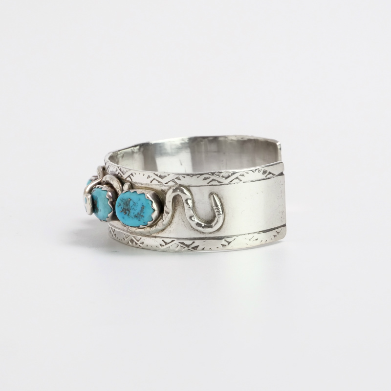 135mnm エフィーカラバサ ターコイズ スネークバングル｜マライカ公式通販