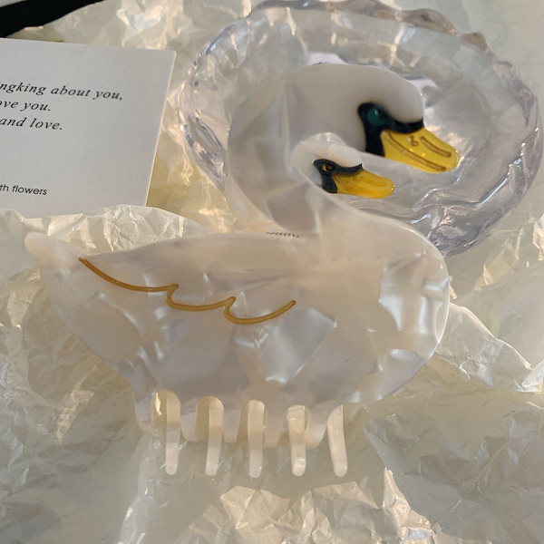 Qoo10] ヘアクリップ レディース 鳥 クジャク