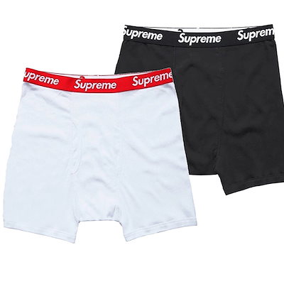 Qoo10] Supreme 【即納！国内発送】ボクサーパンツ 正規品 : メンズ