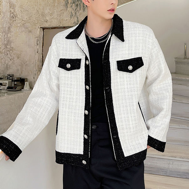 モノトーンツイードジャケット gm1627 | 【gem】韓国メンズ