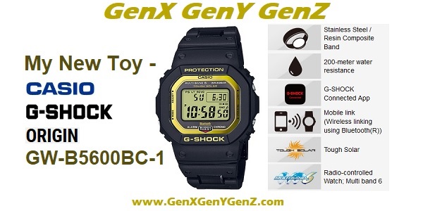 My New Toy – Casio G-Shock Origin GW-B5600BC-1 with Bluetooth and