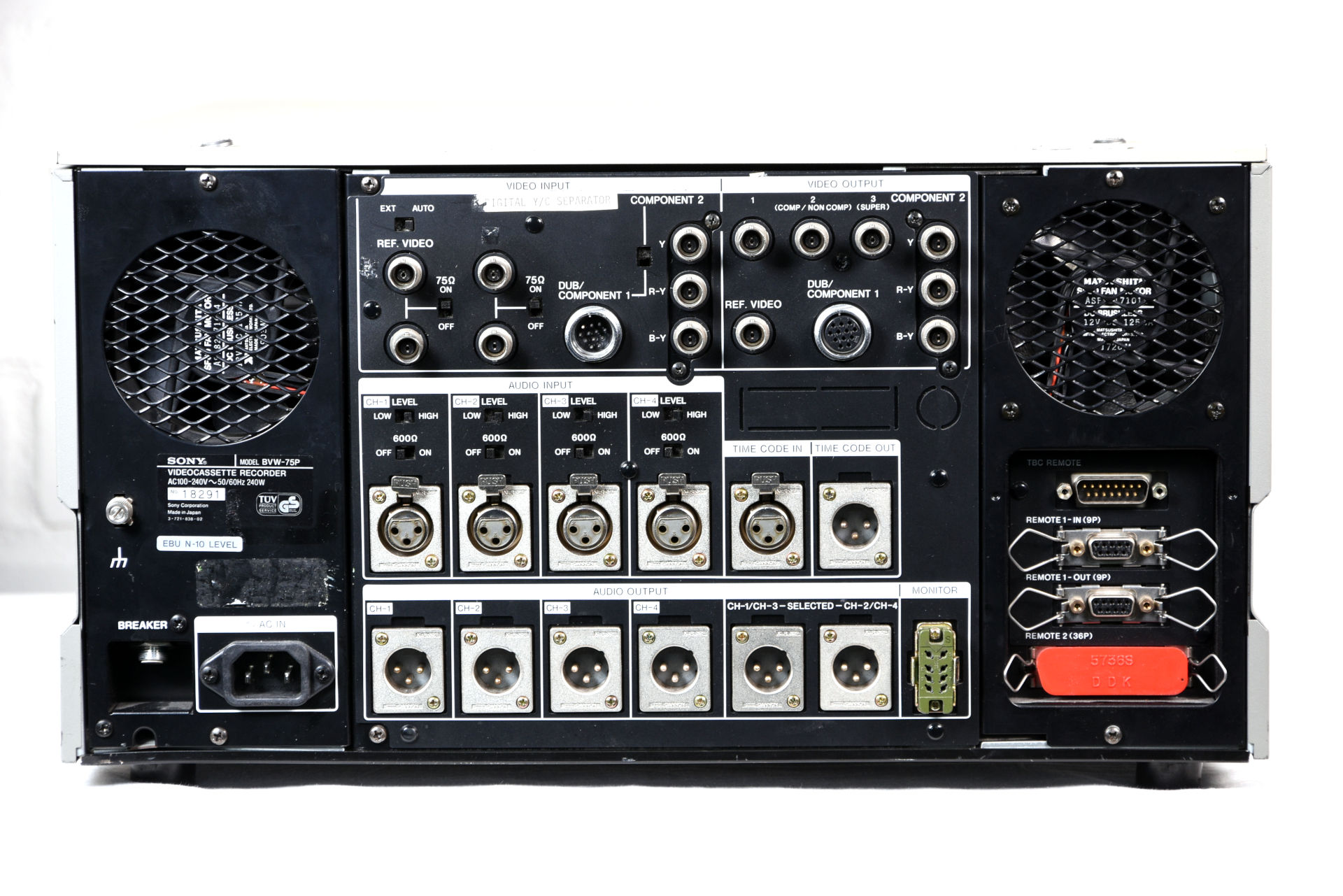 Sony BVW-75P PAL Recorder/Player – Gearwise – AV & Stage Equipment