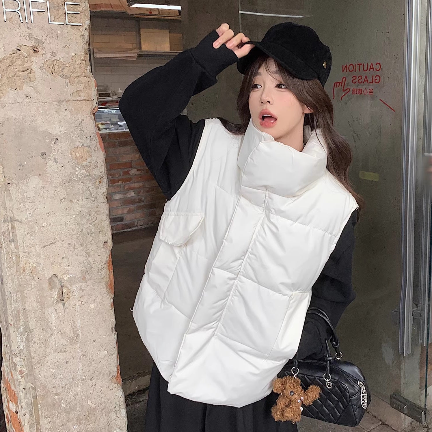 24新作 ジーフォア ゴルフウェア レディース レディース ダウンベスト