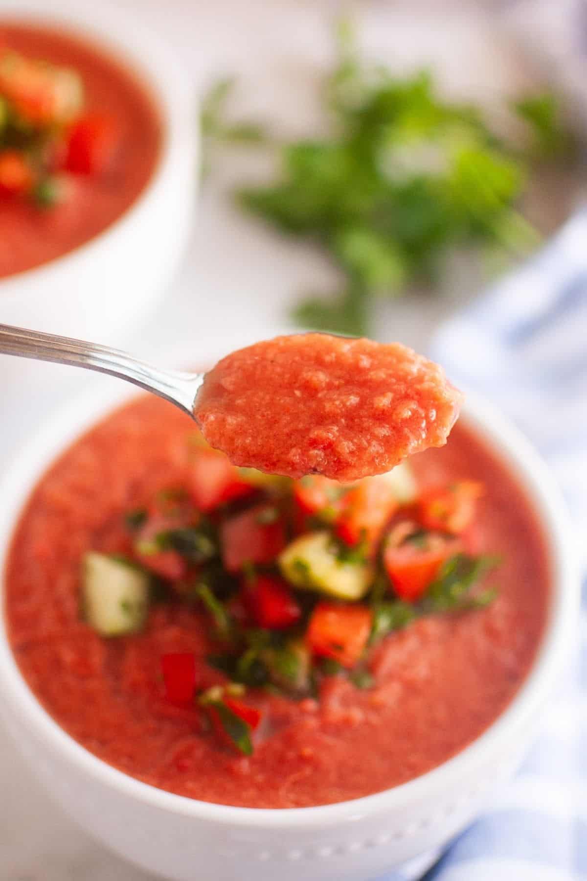 Classic Gazpacho - Gimme Soup
