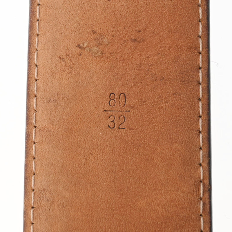 ルイヴィトンサンチュール T&B 80/32 14137 ブラウン メンズ ダミエ