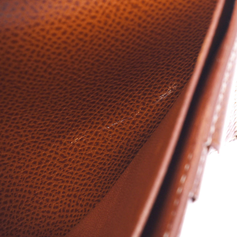 エルメスジュラ 茶 □F刻印(2002年頃)刻印 ユニセックス リセ 二つ折り