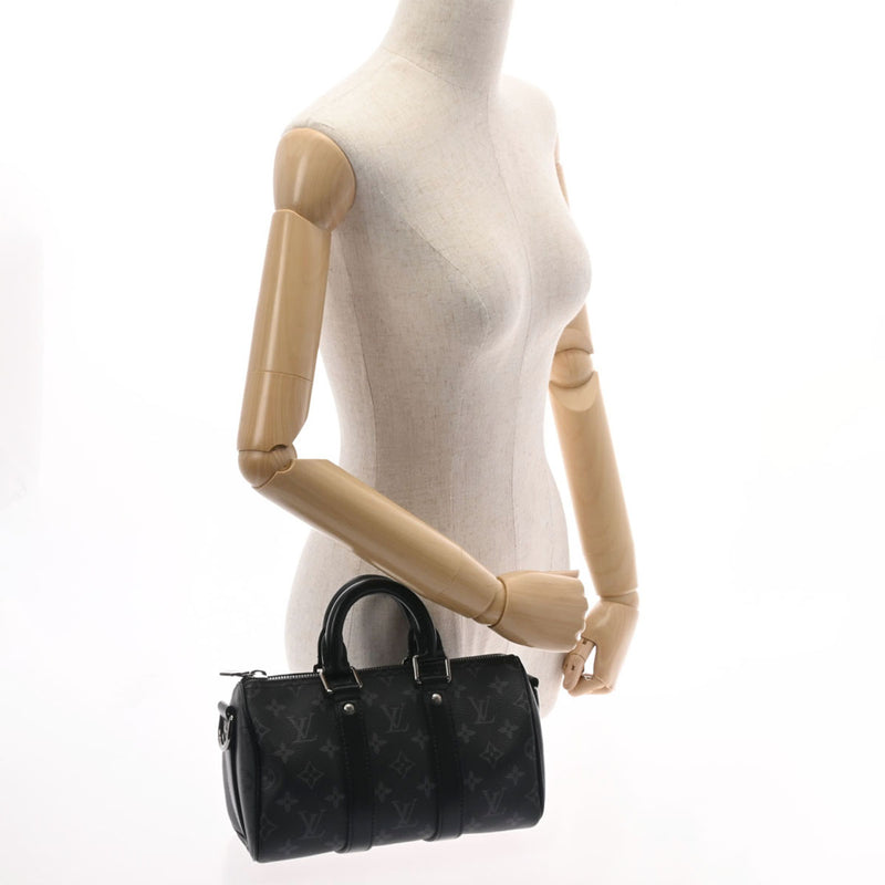 ルイヴィトンキーポルバンドリエール 25 43019 ブラック メンズ