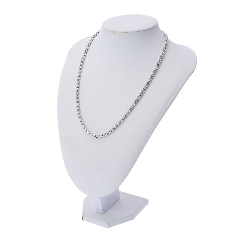 ティファニーリンク チェーン レディース K18ホワイトゴールド