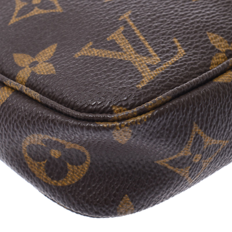 ルイヴィトンポシェット アクセソワール 旧型 14145 ブラウン