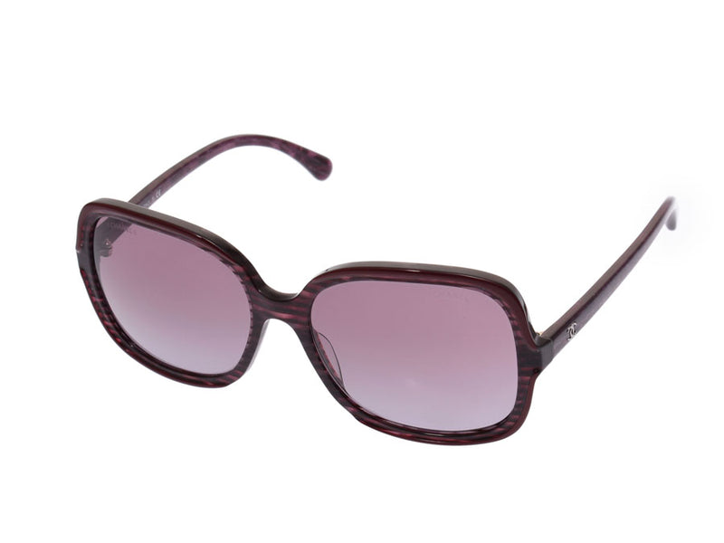 シャネル サングラス ボルドー 5319-A c.1517 レディース Bランク