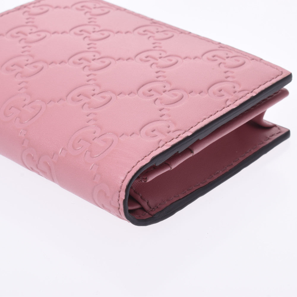 グッチグッチシマ ピンク ユニセックス カードケース 410120 GUCCI