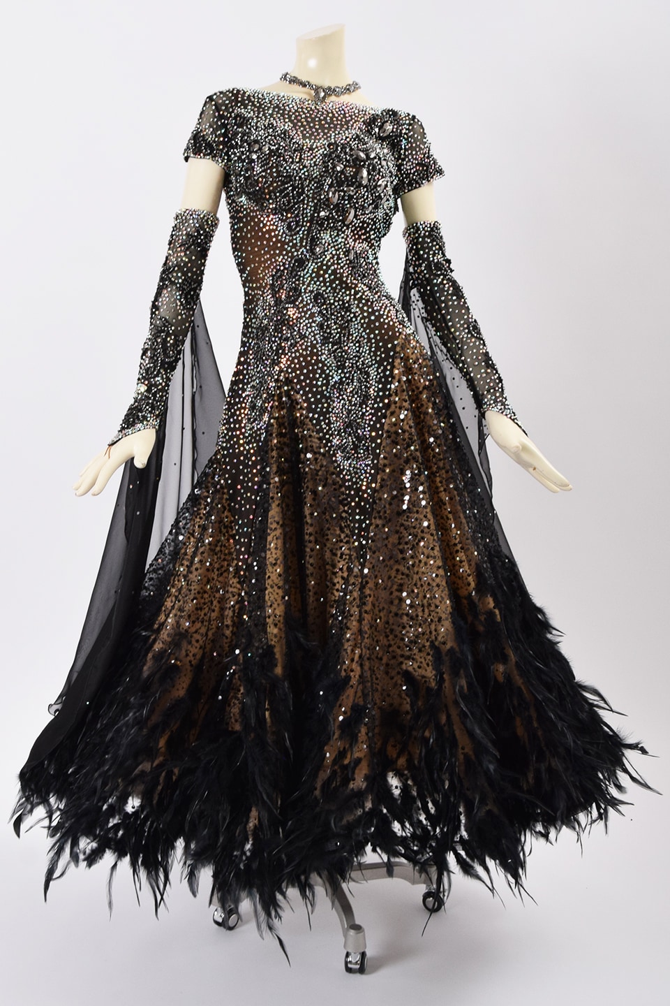 スタンダートドレス 黒 サイズM 白樺 スタンダードドレス【公式】社交