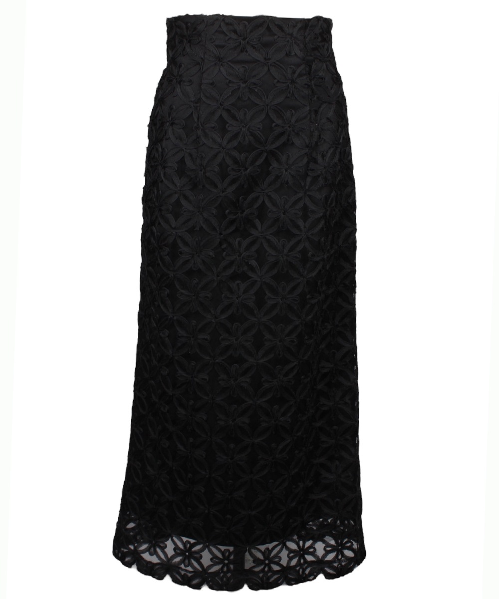 SALE】フラワーコードレースタイトスカート - 12Twelve Agenda