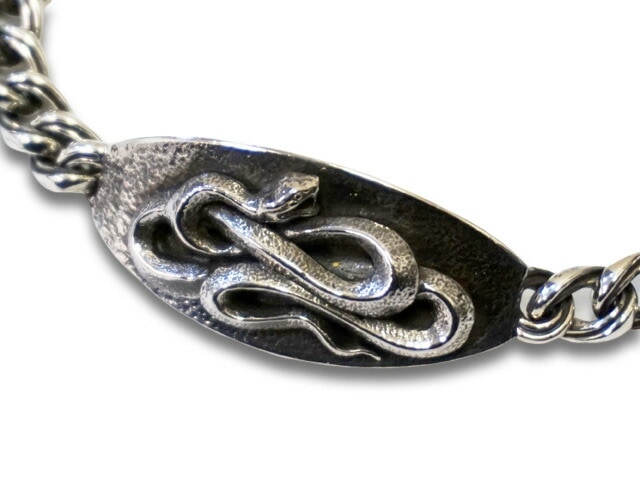 Peanuts&Co/ピーナッツカンパニー】「Snake Plate Bracelet/スネーク