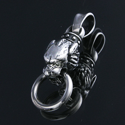 MEAT LINK WITH 4 GARGOYLE BRACELET WITH T-BAR CZ | ブレスレット