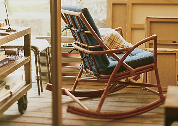 ラタン ロッキングチェア｜ベッド・マットレス・インテリア家具通販