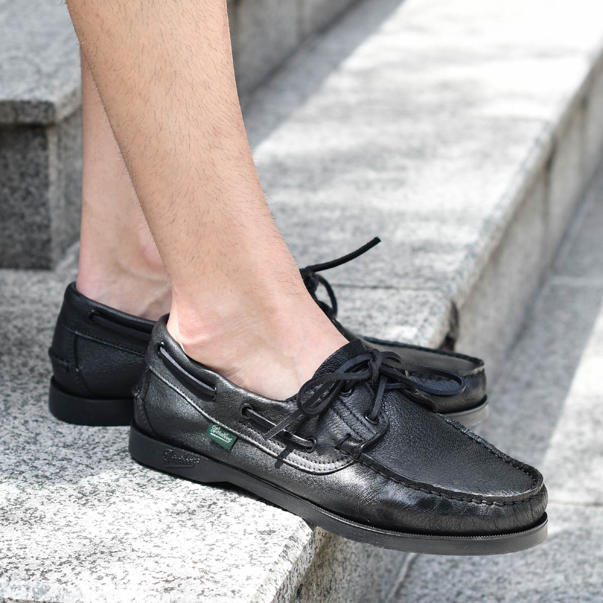 Paraboot【パラブーツ】デッキシューズ バース BARTH 780515 NOIR/CERF
