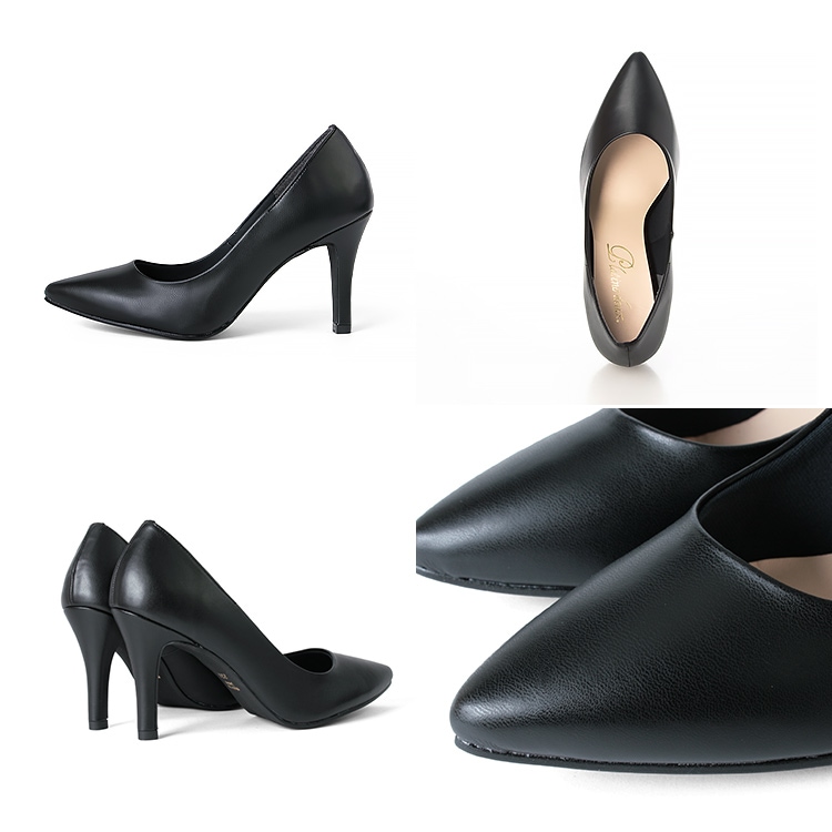 SALE】 日本製 パンプス ハイヒール ポインテッドトゥ ヒール8cm