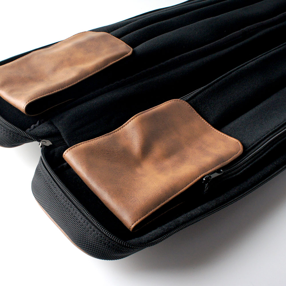 ユニバーサル キューケース セミハード 2B4S ブラウン UNSH2401-BRN