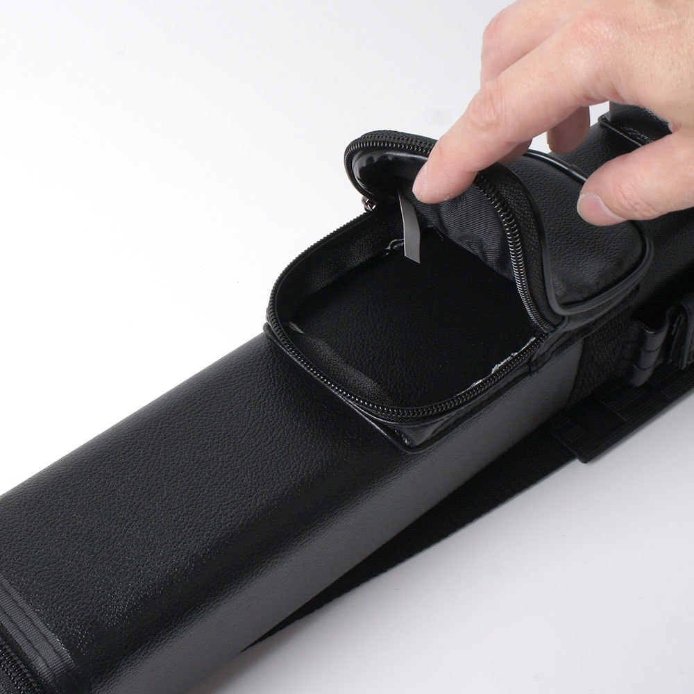 アダム キューケース 2x3-117 ブラック 2B3S （バット2本シャフト3本収納)