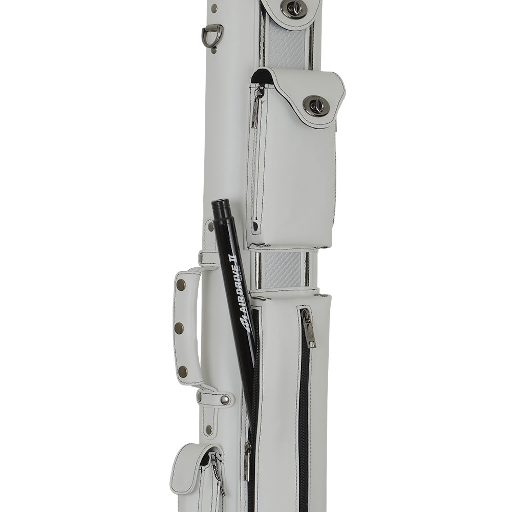 キューケース GMC-35WC ホワイト/カーボン (バット3本シャフト5本収納)