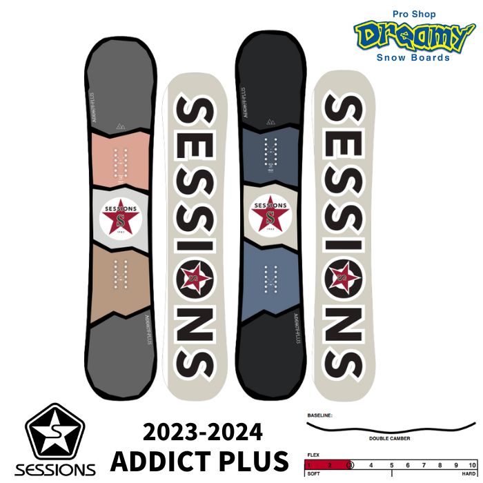 23-24 SESSIONS セッションズ ADDICT PLUS 138/144/148/151/154 ダブル