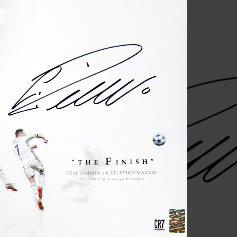 ロナウド直筆サイン入りパノラミックアート