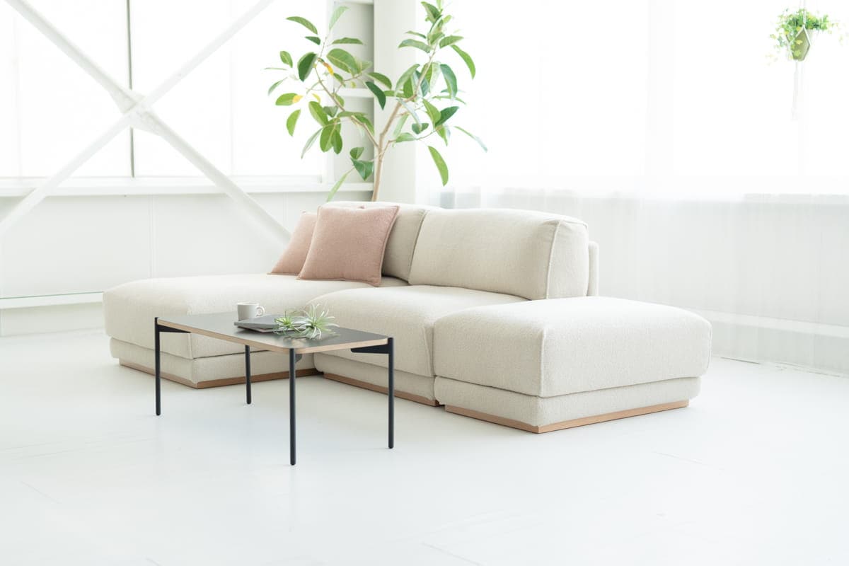 レイニー 120背なしベンチ Rainy リビングダイニングソファ 【リビダイ