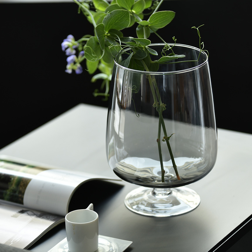 花瓶 ガラス 北欧 大きい Soiree M 高さ28cm ガラス花瓶 大型 カラー