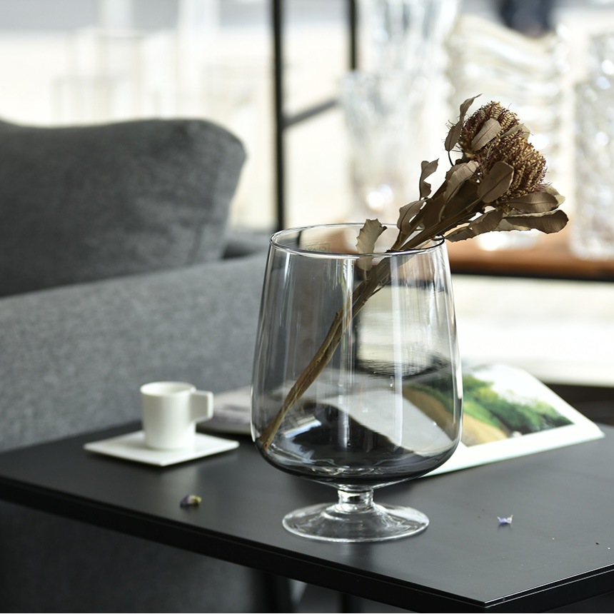 花瓶 ガラス 北欧 大きい Soiree M 高さ28cm ガラス花瓶 大型 カラー