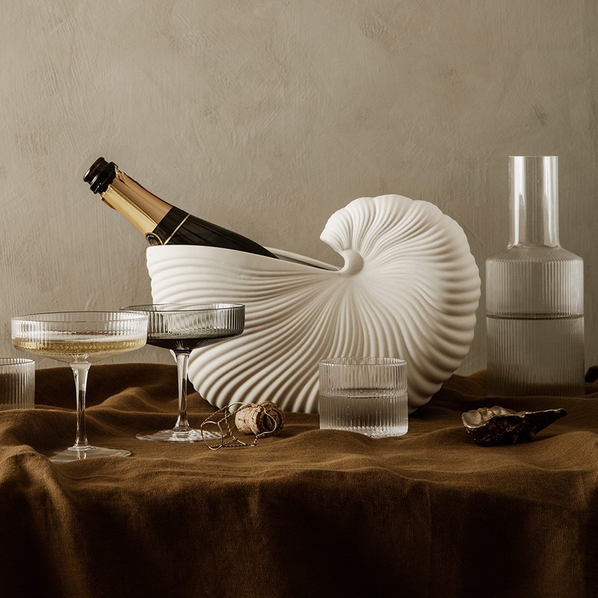 ferm LIVING ファームリビング シェルポット Shell Pot 北欧 人気