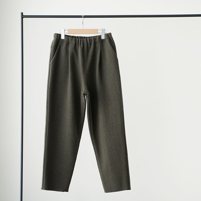 evam eva エヴァムエヴァ プレスウール パンツ press wool pants
