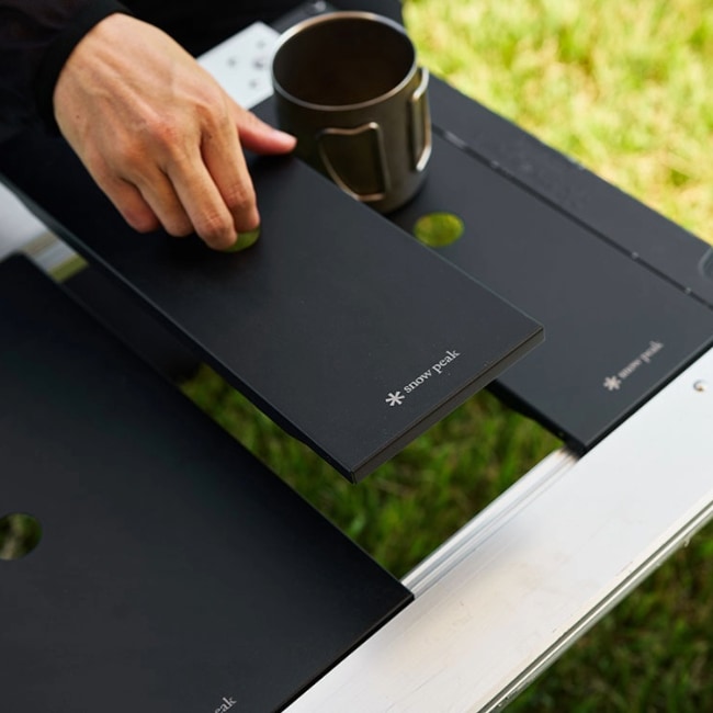 スノーピーク snow peak ステンレストレーハーフユニット ブラック