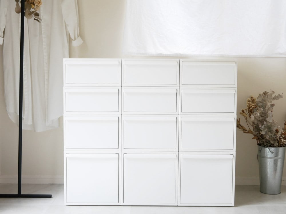 like-it】 クローゼットシステム 引出し S オールホワイト｜寝室