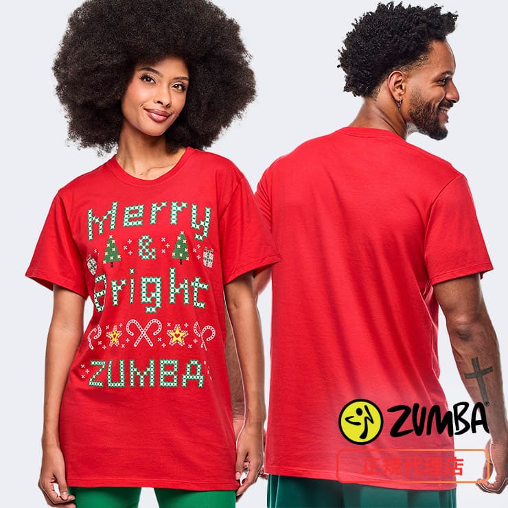 ZUMBA ズンバ 正規品 ウェア Tシャツ ユニセックス トップス ホリデー