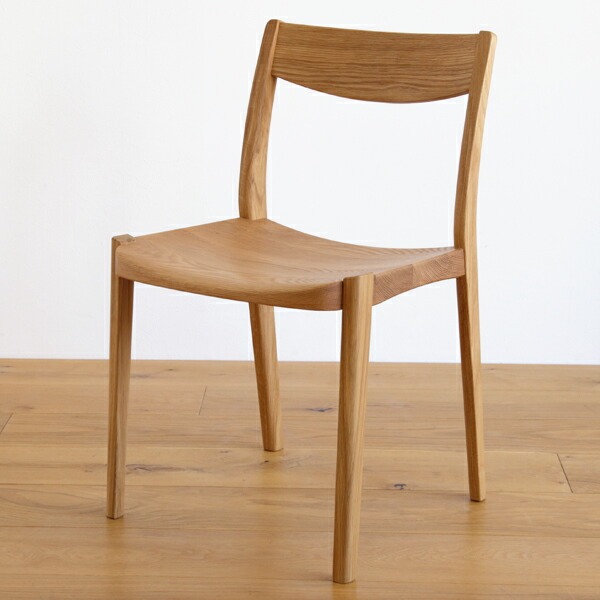 キャッチ ダイニングチェア/椅子(板座) ウォールナット オーク