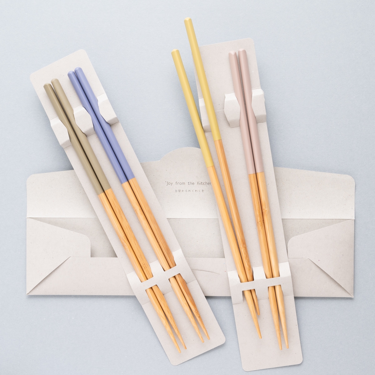 HASHIKURA SEASON01 菜箸 30cm｜10色からお好みの2色を選べる｜封筒
