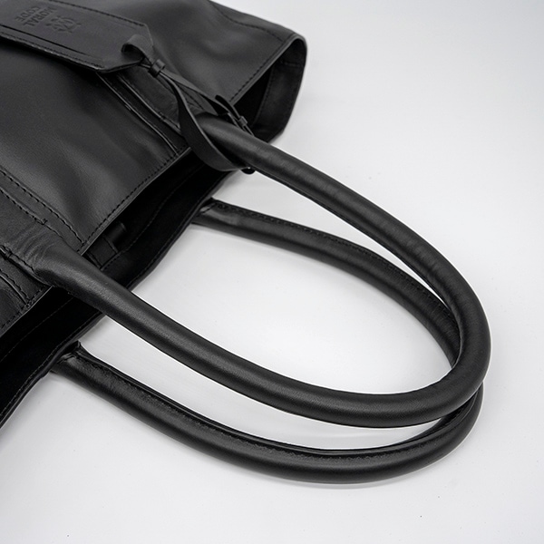 レザートートバッグメンズ 本革 ブラック黒 ビジネス CROSBY-II