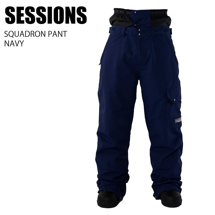 SESSIONS セッションズ SQUADRON PANT NAVY 23-24 ボードウェア メンズ