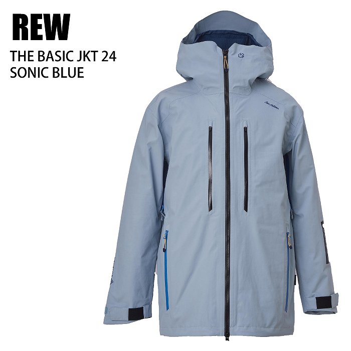 REW アールイーダブリュ BASIC JKT SONIC BLUE 24-25 ボードウエア